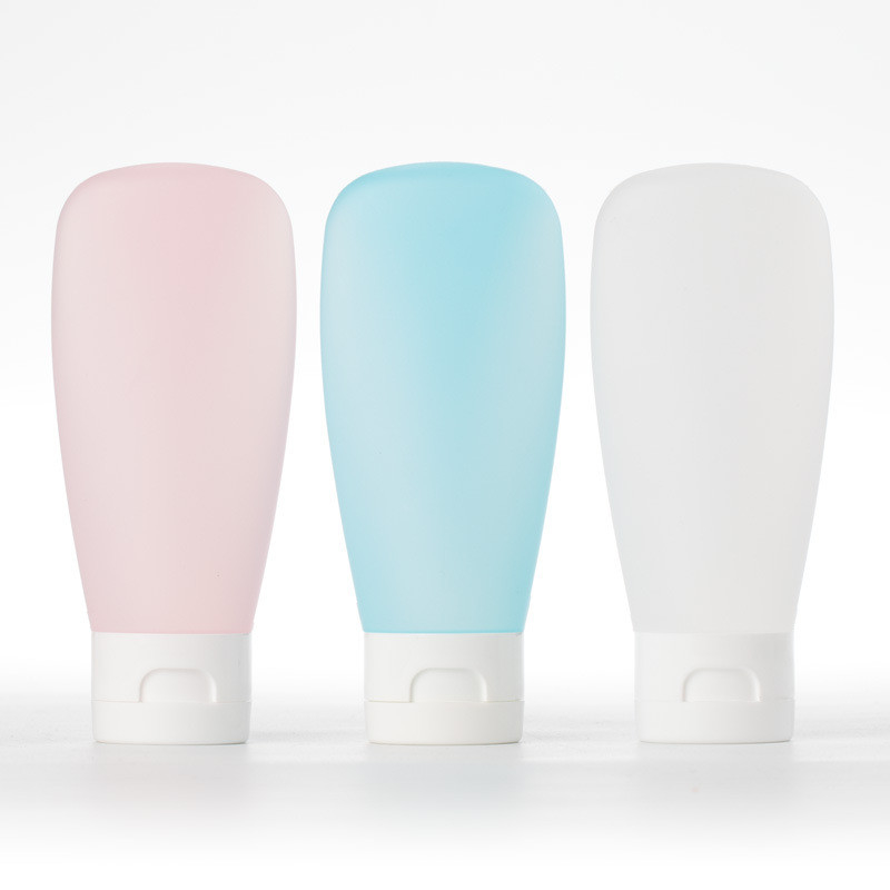 Travel Refillable Squeeze Tube , Space Saving Empty Lotion Squeeze Tubes