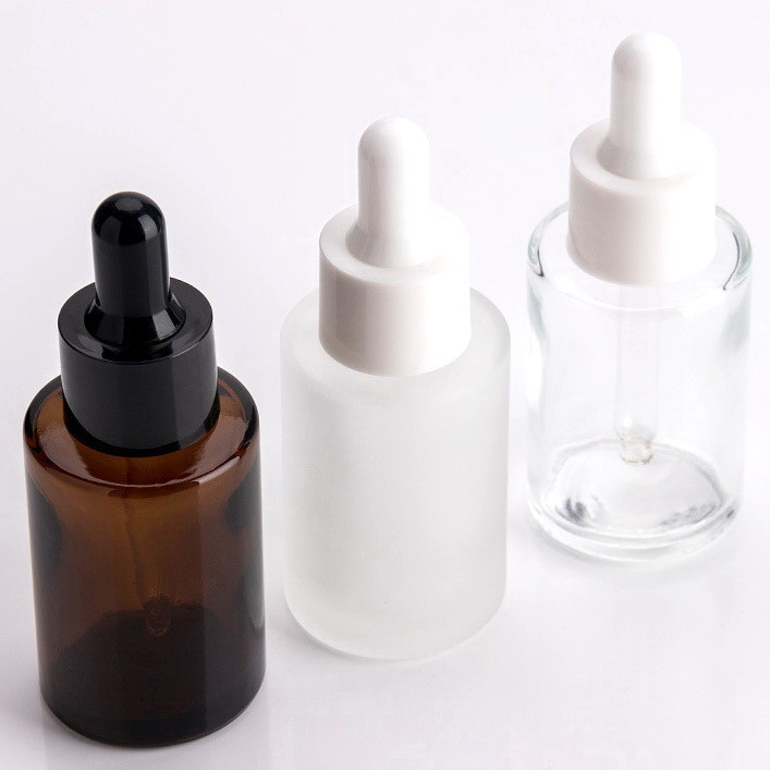 30ml Small Glass Dropper Bottles For Skin Care Products Anti Dust Easy