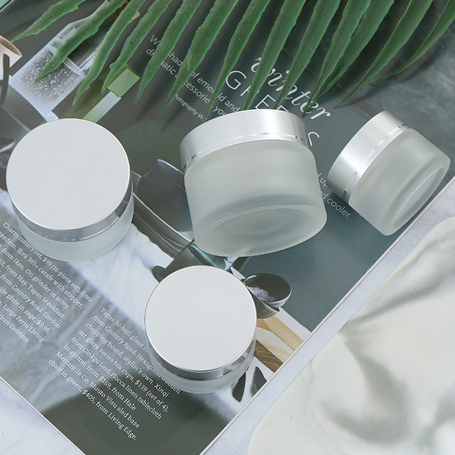 Makeup Airless Cream Jar With Inner Lid , Split Loose Face Powder Container