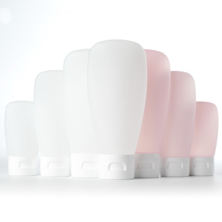 Travel Refillable Squeeze Tube , Space Saving Empty Lotion Squeeze Tubes