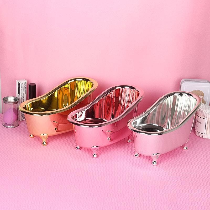 Plastic Colored Empty Makeup Containers , Hotel Mini Bathtubs For Gift Baskets