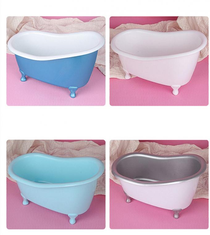 Plastic Colored Empty Makeup Containers , Hotel Mini Bathtubs For Gift