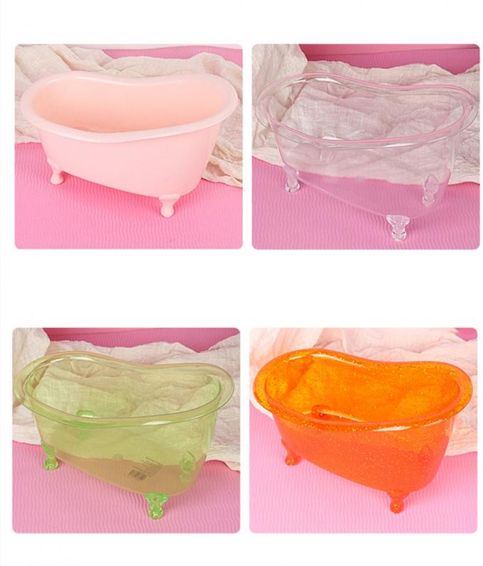 Plastic Colored Empty Makeup Containers , Hotel Mini Bathtubs For Gift