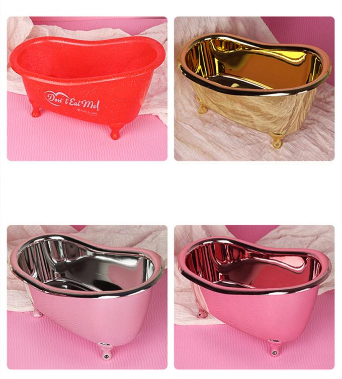Plastic Colored Empty Makeup Containers , Hotel Mini Bathtubs For Gift