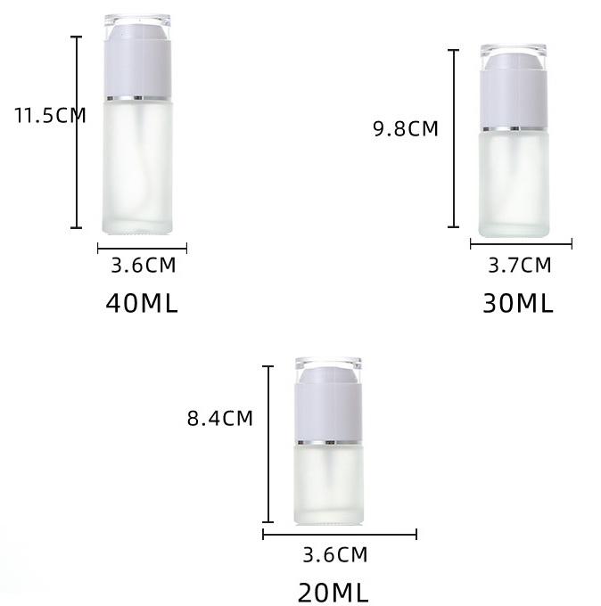 Dispensing Glass Spray Bottle Pump Containers Easy To Use Lightweight