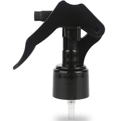 24mm / 28mm Pp Plastic Trigger Sprayers Garden Spray Head Black Color