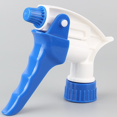Vigorous Garden Plastic Trigger Sprayers Head Big Power 28mm Teeth Blue Color
