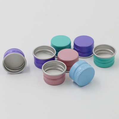 Hotel Shower Bottle Aluminum Screw Cap Small Size Cosmetic Thread Cover Lids
