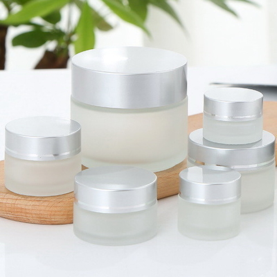 Makeup Airless Cream Jar With Inner Lid , Split Loose Face Powder Container