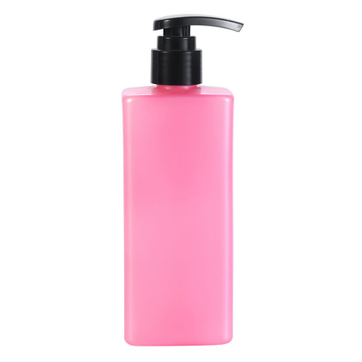 Light Touch 250ml Square Pump Bottle , Shampoo / Shower Gel Pump OEM Service