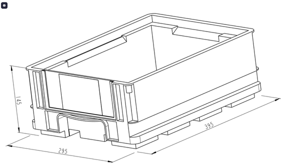 KLT Plastic Boxes Logistics Boxes Plastic Turnover Boxes VDA Volkswagen General Motors