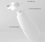 Cream Reusable Silicone Squeeze Tube , Flip Cap Travel Squeeze Tube Bottle