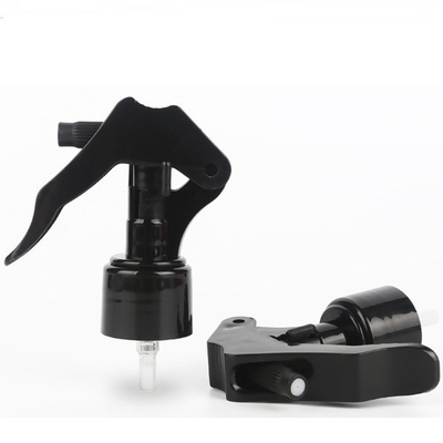 24mm / 28mm Pp Plastic Trigger Sprayers Garden Spray Head Black Color