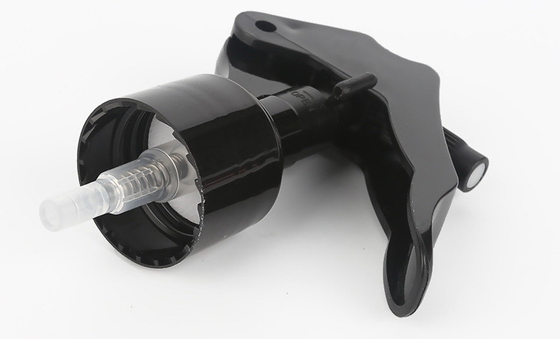 24mm / 28mm Pp Plastic Trigger Sprayers Garden Spray Head Black Color