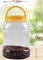 Food Storage Tank Plastic Honey Bottle Multi Level Capacity Thickened Lid