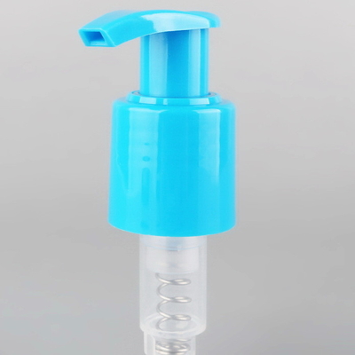 High Strength 24 / 415 Airless Lotion Pump , Blue Hand Soap Dispenser Pump