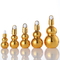 Golden Gourd Glass Eye Dropper Bottles , Dispensing Empty Essential Oil Bottles