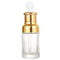 Small Clear Frosted Glass Bottles , Portable Essence Glass Dropper Bottles