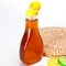 Transparent Plastic Honey Bottle High Sealing Performance Custom Printing / Logo
