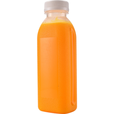 Milk / Tea / Juice Plastic Honey Bottle 350ml Volume Clear Color With Screw Cap