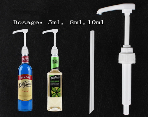 Big Dosage Tomato Sauce Pump , Oyster / Beverage Long Nozzle Hand Lotion Pump