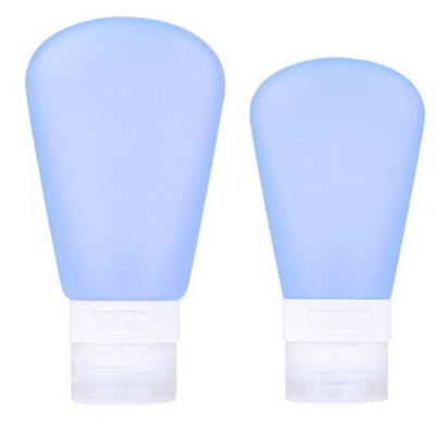 Pink / Blue Plastic Squeeze Tubes , Leak Proof Makeup Dispensing Tube