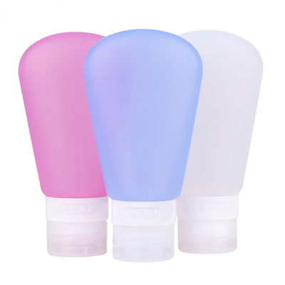 Small Silicone / Plastic Squeeze Tubes For Cosmetics Lightweight Easy To Use